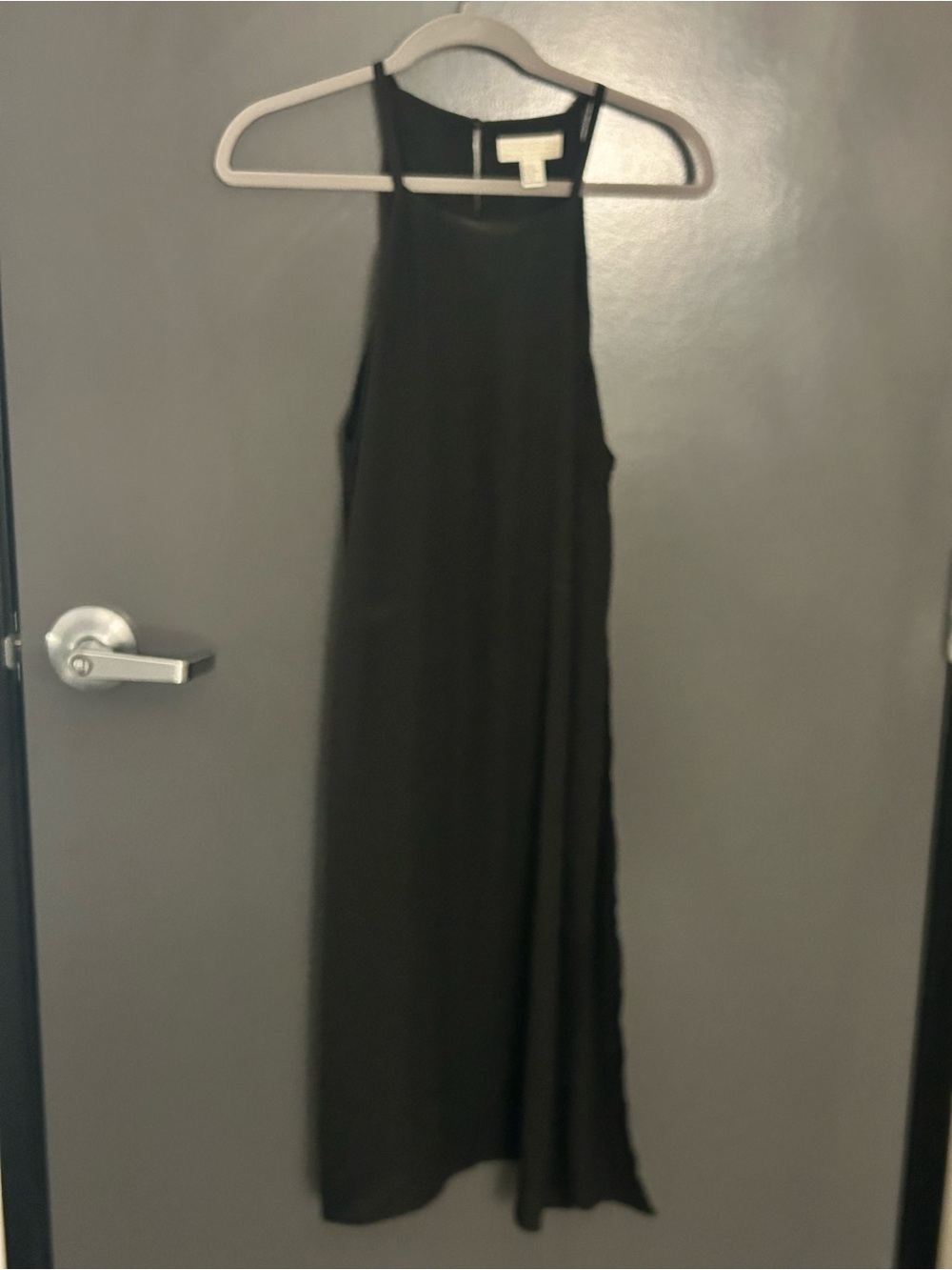 Forever 21 Black Halter-Style Maxi Dress